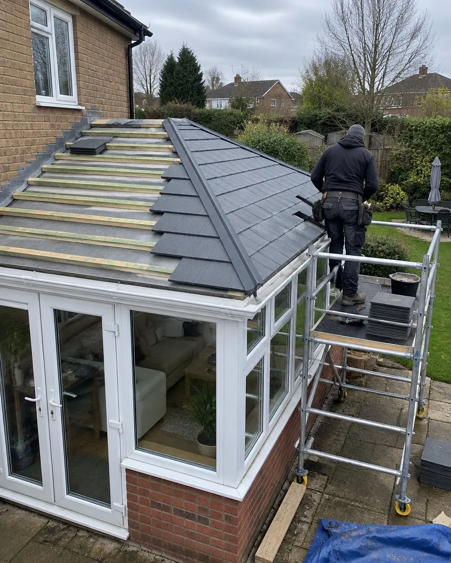 Conservatory roof replacement in Okehampton